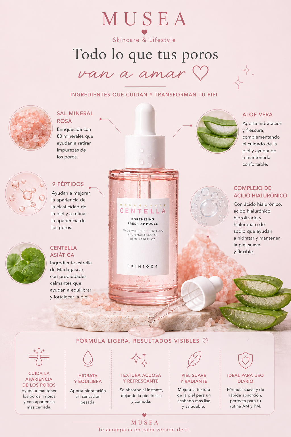 SKIN1004 Madagascar Centella Poremizing Fresh Ampoule 30 ml