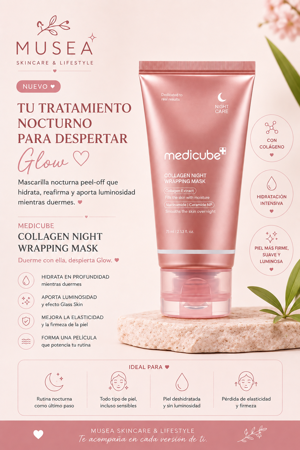 Medicube Collagen Night Wrapping Mask 75 ml