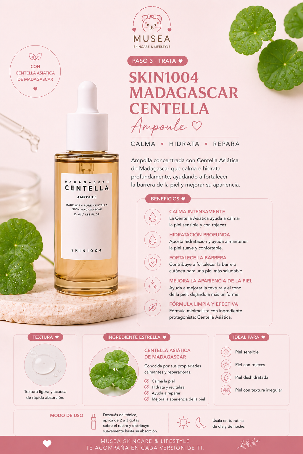 Pack SKIN1004 Madagascar Centella – Rutina Calmante